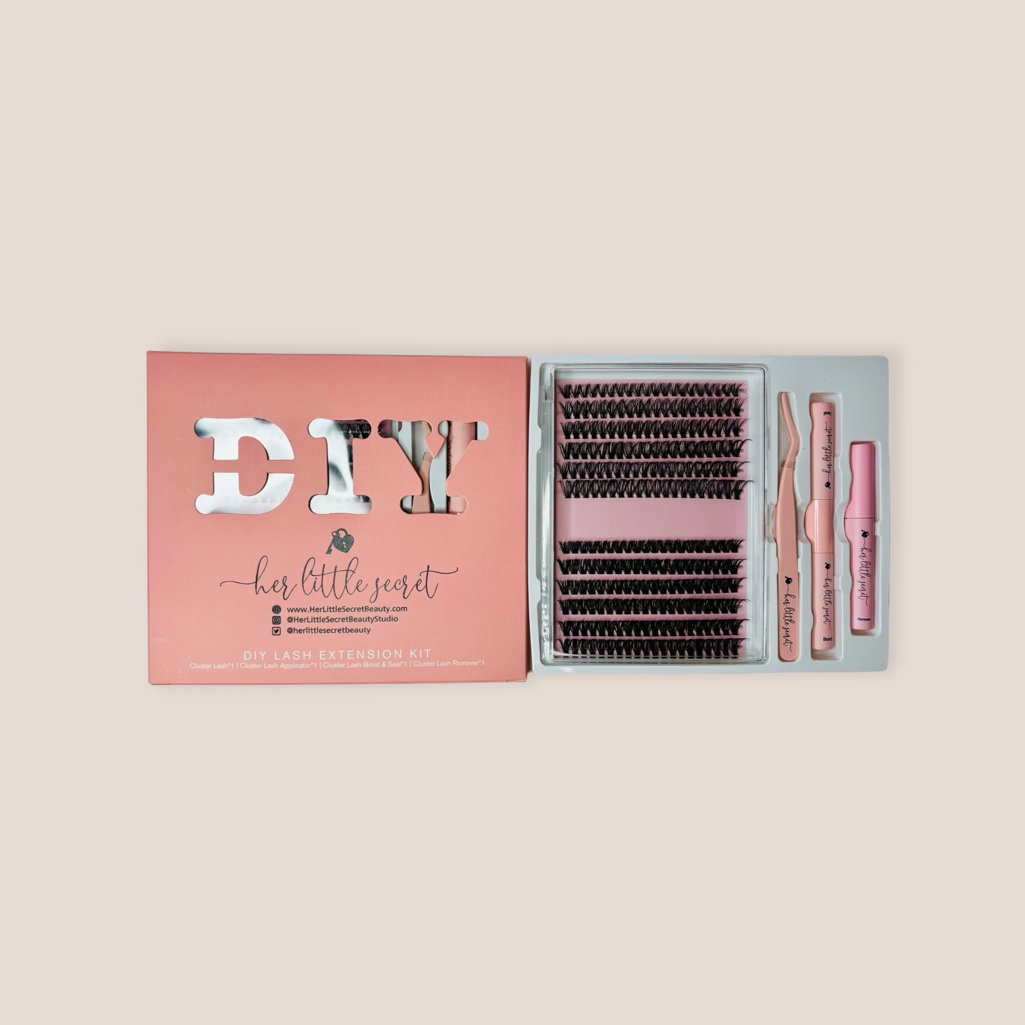 Natural Stackable Lash Kit | DIY Lightweight Lash Extensions for Everyday Wear
