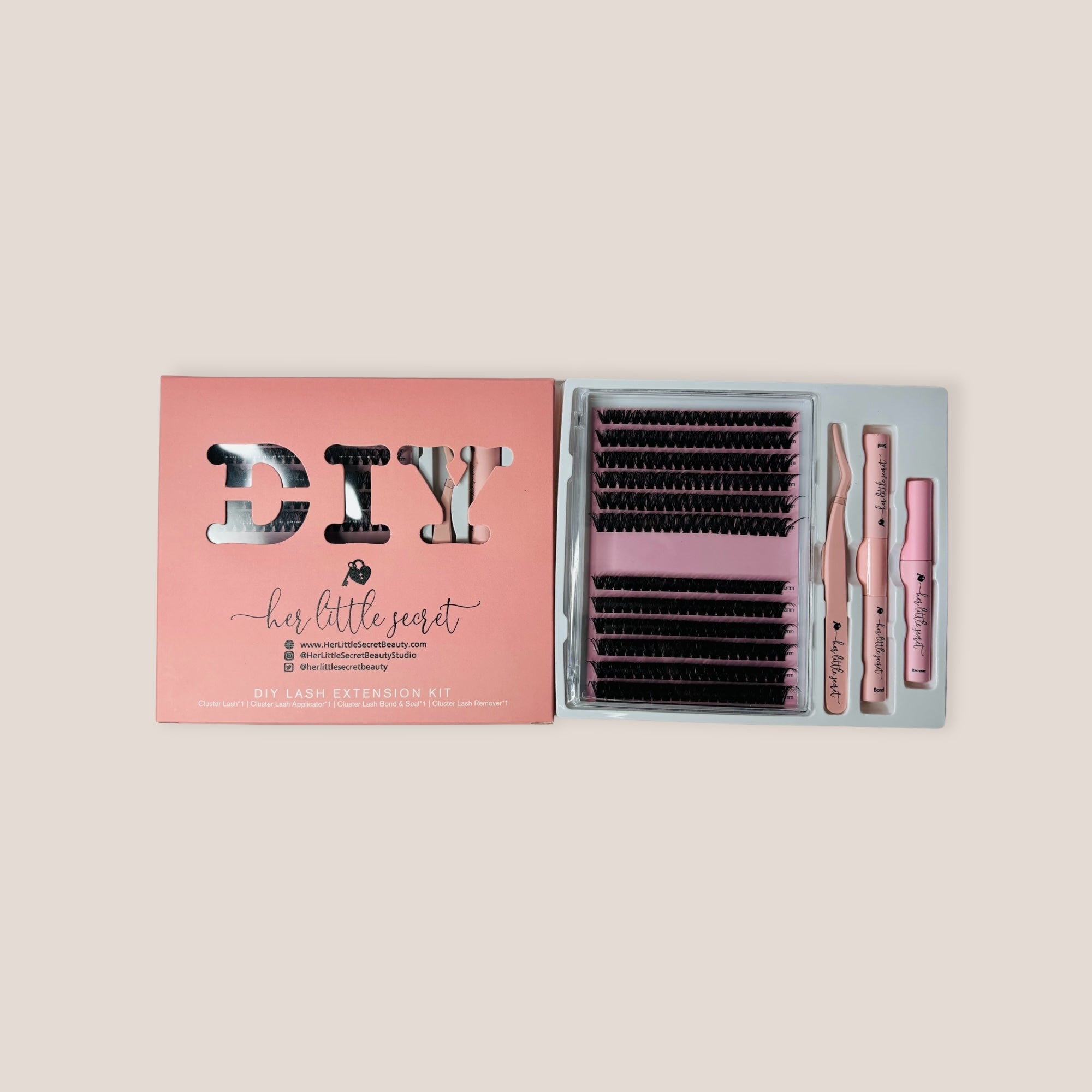 Volume Stackable Lash Kit | DIY Bold & Fluffy Lash Extensions for Maximum Glam
